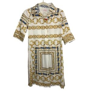 Elegant Chain Print Dress